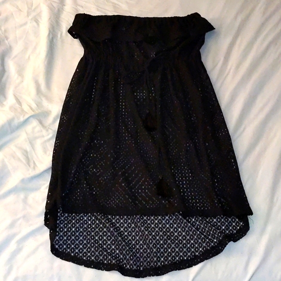 OP shear high-low mini dress - Picture 1 of 4